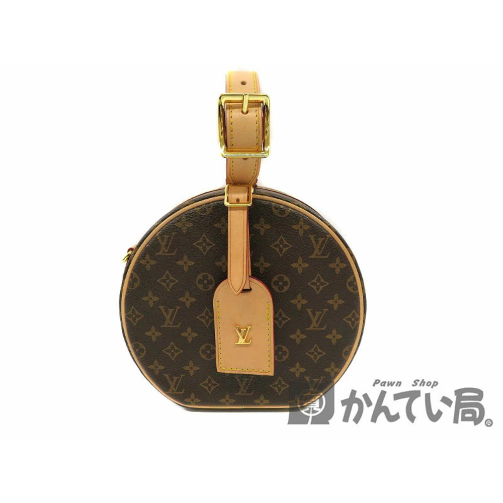 LOUIS VUITTON Boite Chapeau Monogram Shoulder Bag Round